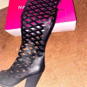 Black Heel Gladiator Sandals